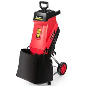 Messerhäcksler COSTWAY 2400W Elektrischer Gartenhäcksler