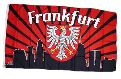 Eintracht-Frankfurt-Fahne FahnenMax Fahne / Flagge Frankfurt