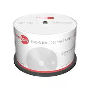 DVD-R Primeon 2761204 Rohlinge, 16x Speed, 4.7GB, 50er