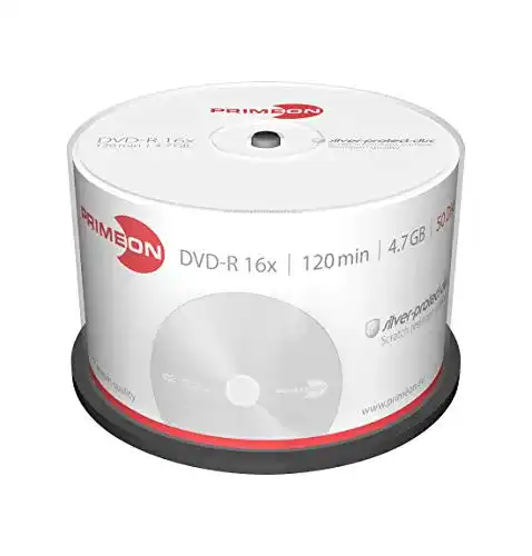 DVD-R Primeon 2761204 Rohlinge, 16x Speed, 4.7GB, 50er