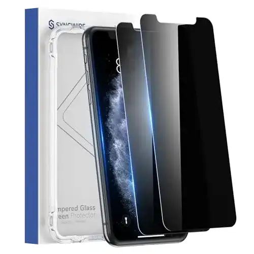 iPhone-11-Pro-Max-Panzerglas Syncwire Schutzfolie Sichtschutzfolie