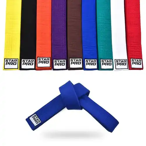 Judogürtel Starpro Martial Arts Grading Belt, 7 Stich Baumwolle