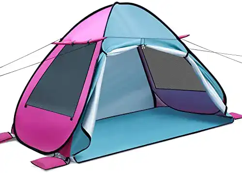 Pop-up-Strandmuschel WONSEFOO Strandmuschel UV 50+