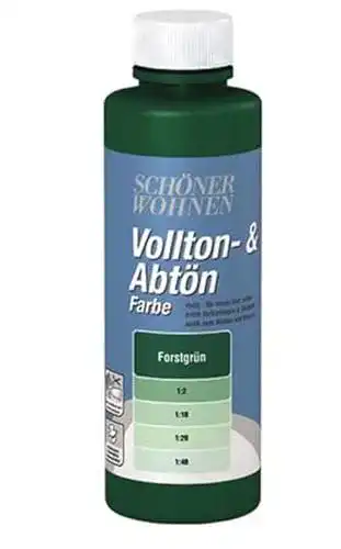 Abtönfarbe Schöner Wohnen Voll- und Forstgrün 250 ml