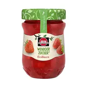 Erdbeermarmelade Schwartau weniger Zucker Erdbeere, 8 x 300g