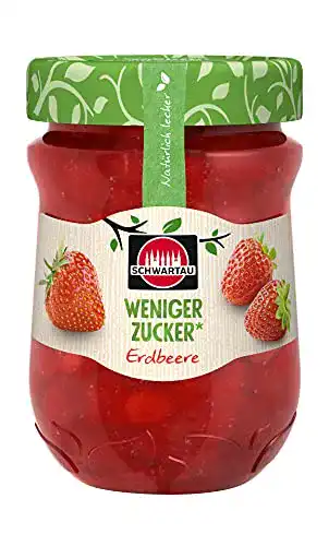 Erdbeermarmelade Schwartau weniger Zucker Erdbeere, 8 x 300g