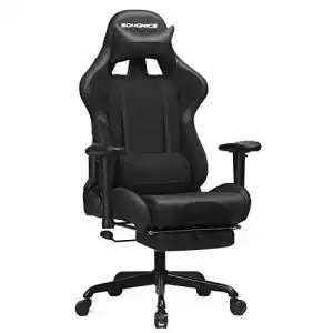 Songmics-Gaming-Stuhl SONGMICS Gamingstuhl mit Fußstütze