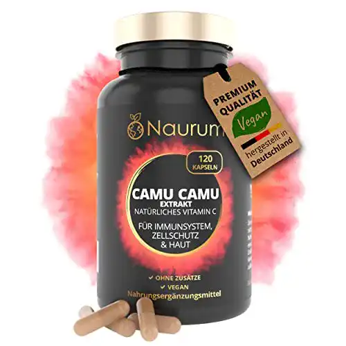 Die beste Camu Camu Naurum ® Extrakt, natürliches Vitamin C, 120 Kapseln 2026 Test Bestseller Camu Camu Naurum ® Extrakt, natürliches Vitamin C, 120 Kapseln
