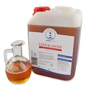 Barf-Öl NordicVital Leinöl & Lachsöl 2,5L Kanister Barföl Mischung