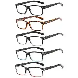 Brille Herren Suertree Lesebrille 5 Pack Brillen Scharnier