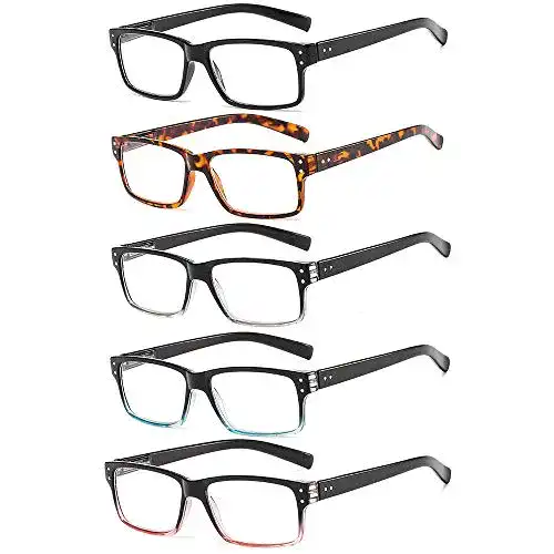 Brille Herren Suertree Lesebrille 5 Pack Brillen Scharnier