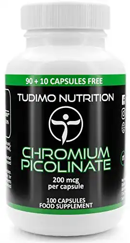 Chrom-Tabletten TUDIMO Chrom Picolinat Kapseln Hochdosiert