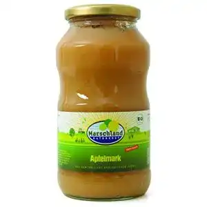 Apfelmus Marschland Bio-Apfelmark, ungesüßt, 6 Stück