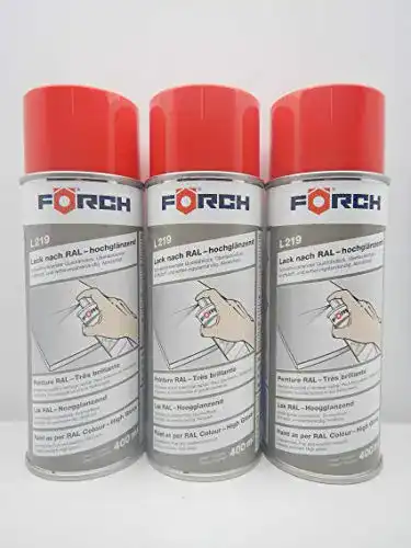 Lackspray Förch VERKEHRSROT ROT RAL 3020 Lack Spray 400ML (3)