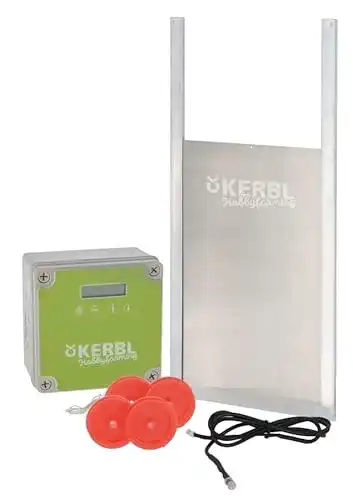 Automatische Hühnerklappe Cajou, inklusive Schieber,Lichtsensor