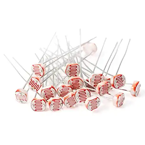 LDR CHANZON 20 Stück 5 mm 0,2 Ω Ohm Fotowiderstand -Widerstand 5506