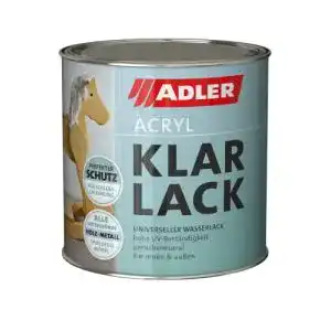 Acryllack ADLER Acryl Klarlack Glänzend 125 ml, Grundierwirkung