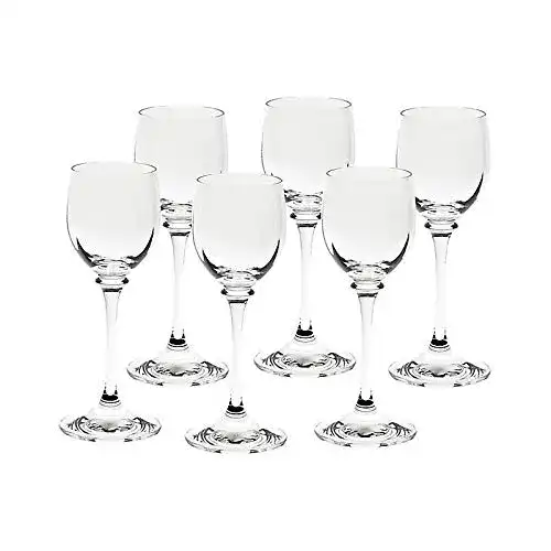 Likörgläser CRISTALICA Likörglas 6er-Set Condor Optik 70ml