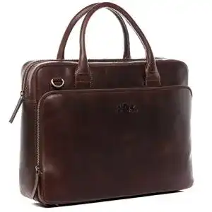 Aktentasche SID & VAIN Laptoptasche RYAN aus Premium Leder