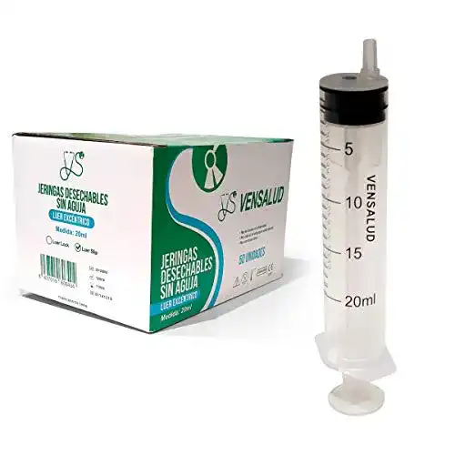 Einwegspritze VENSALUD, keine Nadel, kein Latex, Luer-Slip, 50 St.