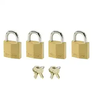 Vorhängeschlösser (gleichschließend) Master Lock Set [4er-Pack]