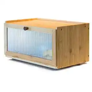 Brotkasten (Bambus) AINILE Bambus Brotkasten Holz