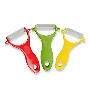 Sparschäler Keramik Ywoworld Schäler für Küche, 3-teiliges Set