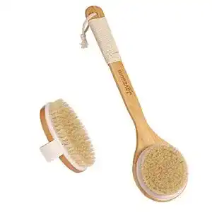 Rückenbürste Jayzuum 2er Set, Trockenbürste, mit langem Stiel