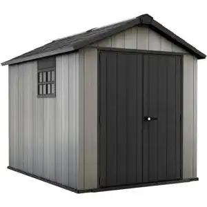 Gartenhaus Kunststoff Keter Gerätehaus Oakland 759, Grau, 11m³