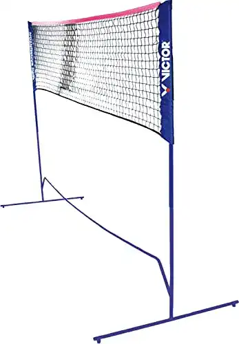Tennisnetz VICFUN VICTOR Mini Badminton Netz höhenverstellbar