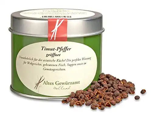 Szechuan-Pfeffer Altes Gewürzamt Timut Pfeffer geöffnet, 50 g