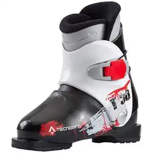 Kinder-Skischuh TECNOPRO Kinder T30 Skistiefel, schwarz/Weiß