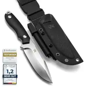Gürtelmesser Wolfgangs Outdoor-Messer AMBULO Kydex Holster
