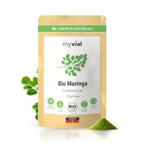 Moringa-Pulver myvial ® Moringa Pulver Bio 250g, fein