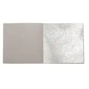 Blattsilber Blattgold-Blattsilber 50 Blatt Echtes 5 x 5 cm