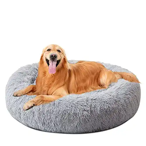 Hundebett-Donut DanceWhale Rund Hundebett Flauschig