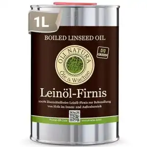 Holzlasur OLI NATURA Öle & Wachse OLI-NATURA Leinöl-Firnis, 1 L