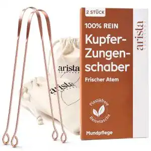 Zungenreiniger Kupfer Arista ayurveda Zungenreiniger aus Kupfer