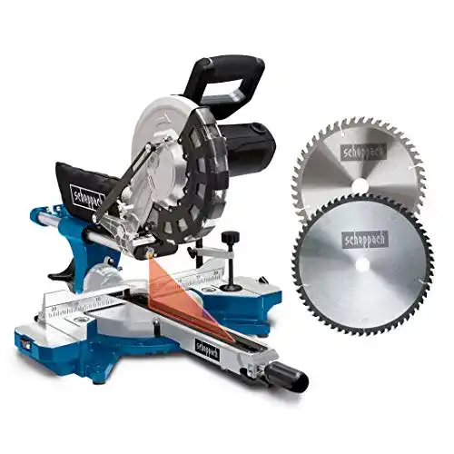 Scheppach-Kappsäge Scheppach HM254 mit Softstart & Laser