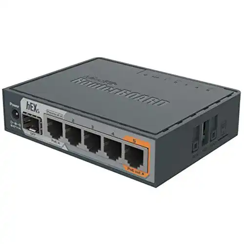 Hardware-Firewall MikroTik hEX S Ethernet-Router, 256 MB