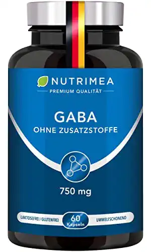Gaba-Kapseln Plastimea GABA Pure 750mg OHNE Zusätze