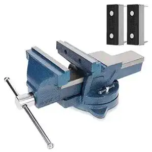 Schraubstock drehbar Navaris, 150mm mit Schonbacken