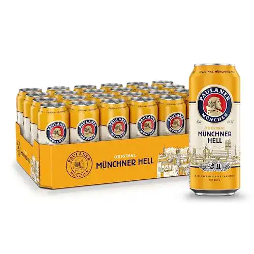 Helles Bier Paulaner Original Münchner Hell, 24er Dosentray