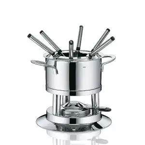 Fondue kela 10968, Set, Fleisch, 10-teilig, für 6 Personen, Edelstahl