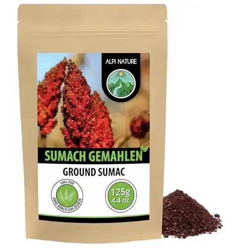Sumach Alpi Nature Gewürz 125g, Pulver, gemahlen