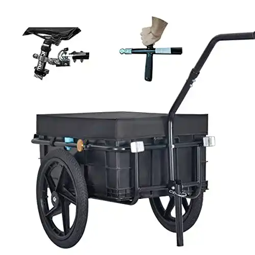 Lastenanhänger Tiggo 16” & Handwagen Fahrradanhänger 60kg