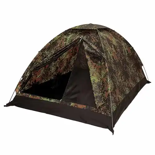 Tarnzelt Mil-Tec 2-Mann Zelt Iglu 800 Flecktarn