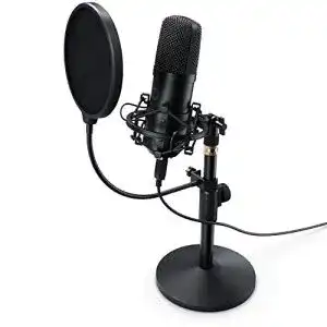 USB-Kondensatormikrofon CSL-Computer CSL mit Tischstativ