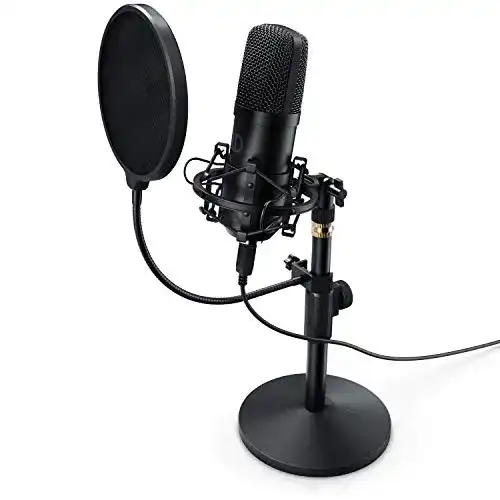 USB-Kondensatormikrofon CSL-Computer CSL mit Tischstativ
