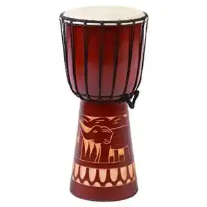 Djembe Ciffre 40cm Trommel Bongo Afrika Art Elefant Braun